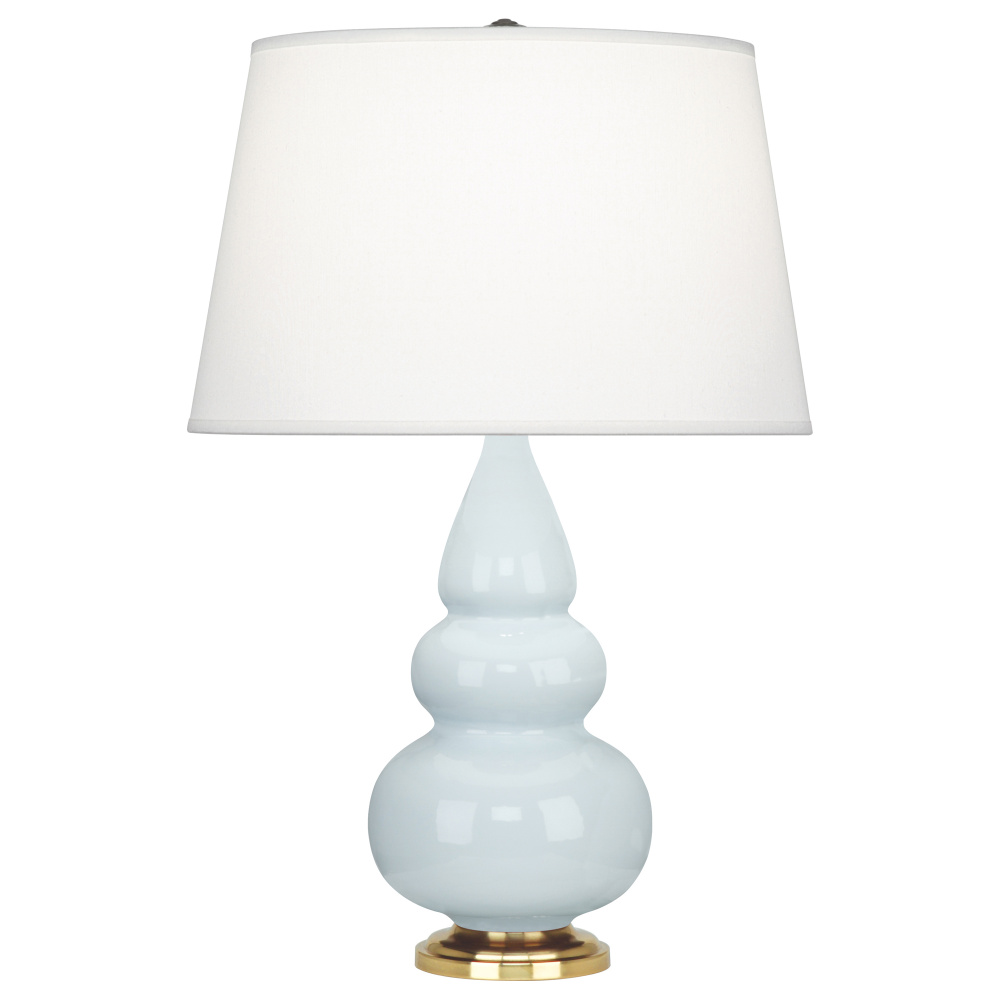 Baby Blue Small Triple Gourd Accent Lamp