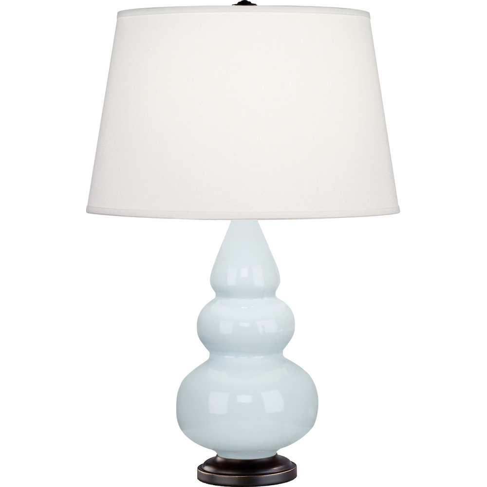 Baby Blue Small Triple Gourd Accent Lamp