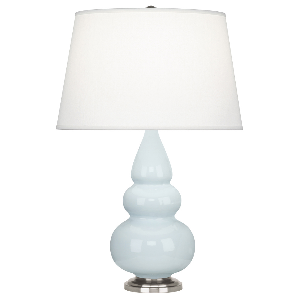 Baby Blue Small Triple Gourd Accent Lamp