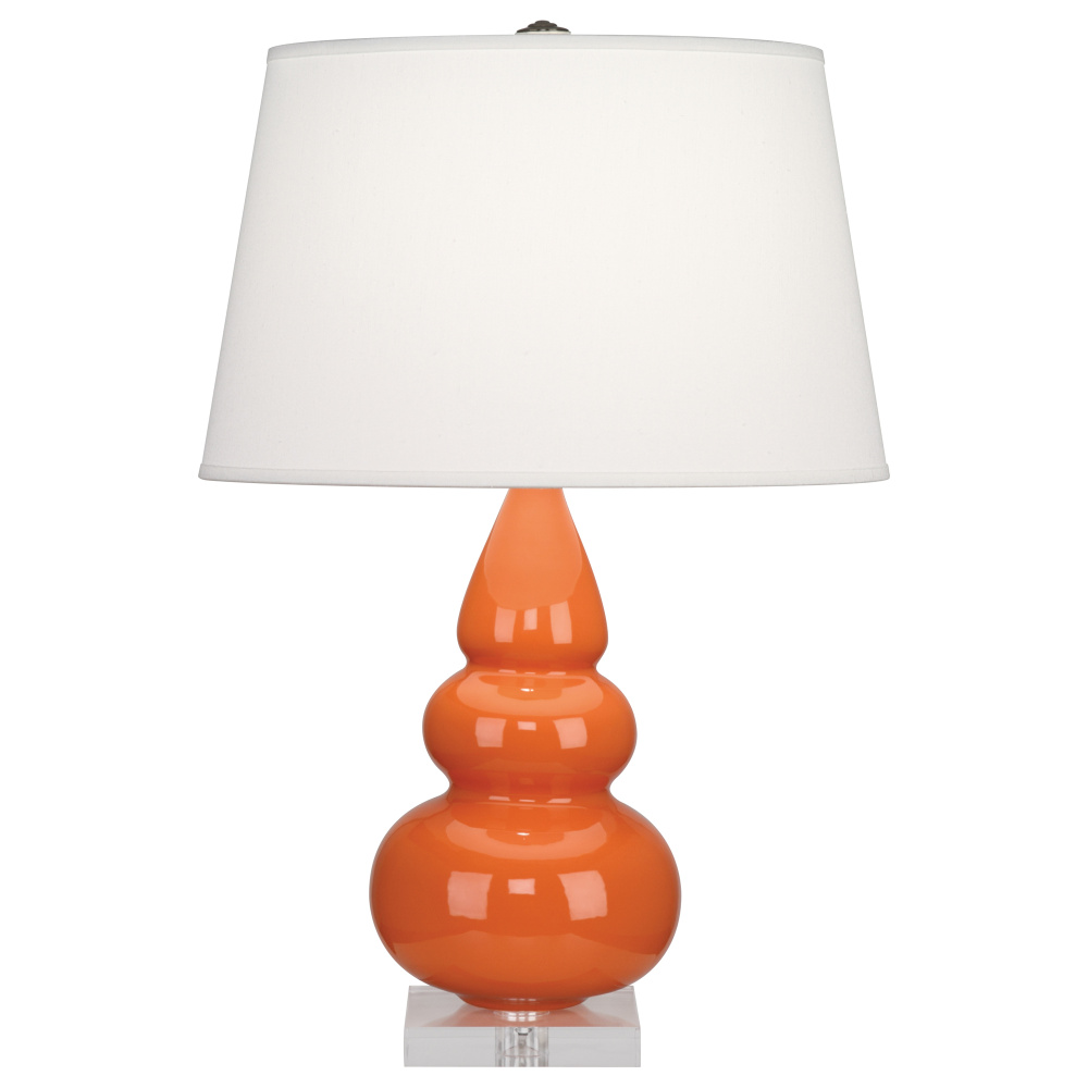 Pumpkin Small Triple Gourd Accent Lamp