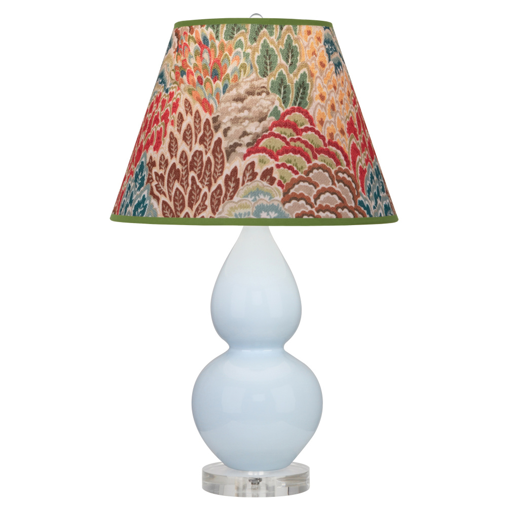 Baby Blue Small Double Gourd Accent Lamp