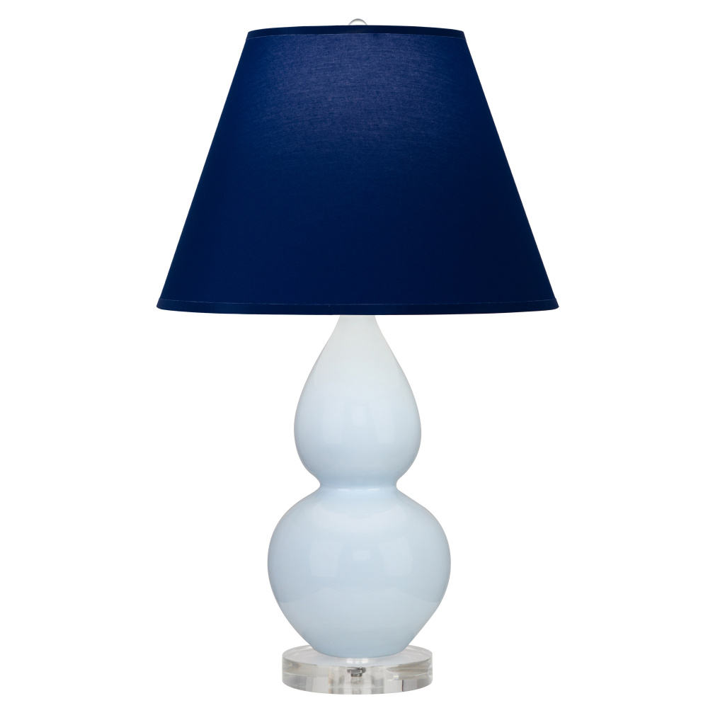 Baby Blue Small Double Gourd Accent Lamp