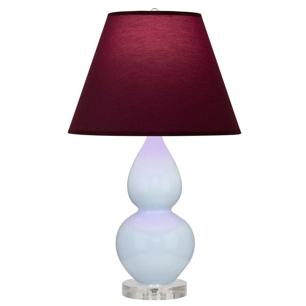 Baby Blue Small Double Gourd Accent Lamp