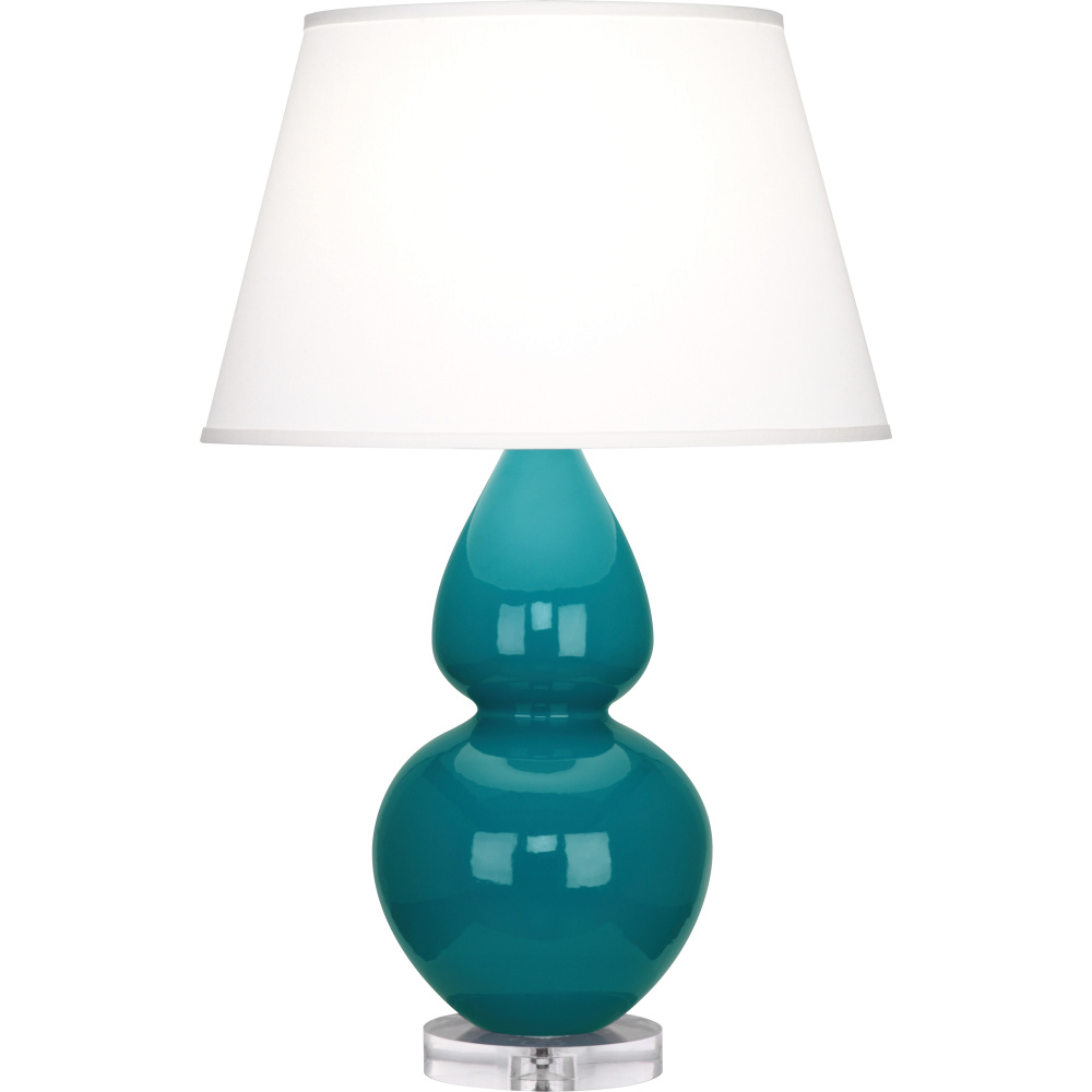 Peacock Double Gourd Table Lamp