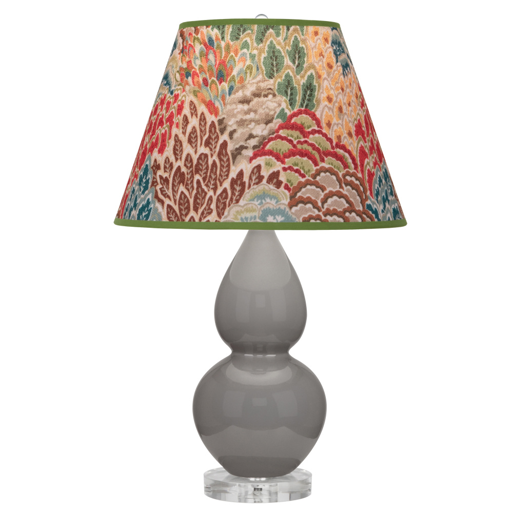 Smokey Taupe Small Double Gourd Accent Lamp