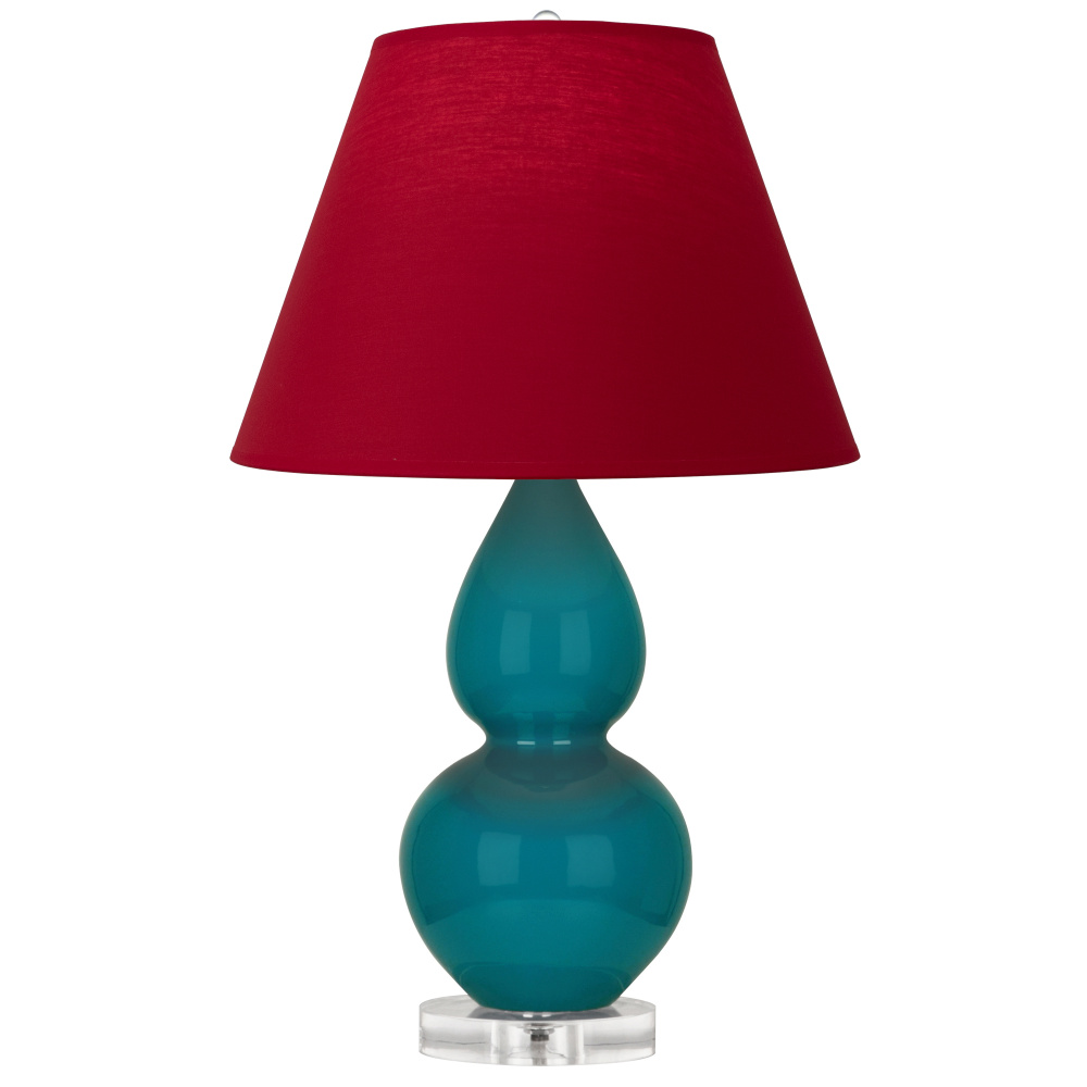 Peacock Small Double Gourd Accent Lamp