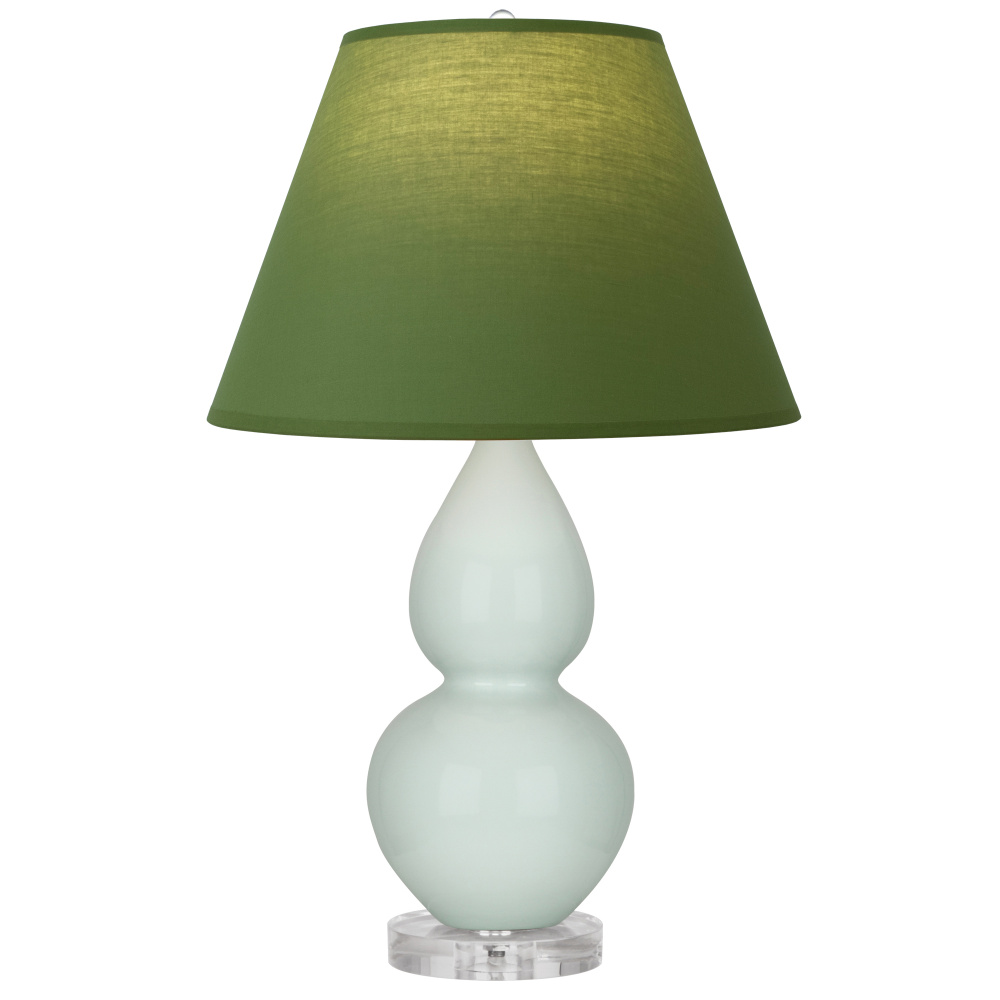 Celadon Small Double Gourd Accent Lamp