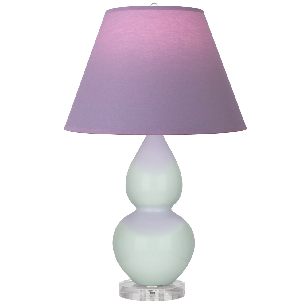 Celadon Small Double Gourd Accent Lamp