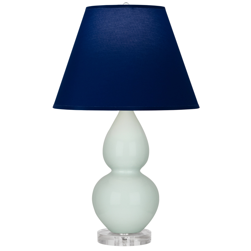 Celadon Small Double Gourd Accent Lamp