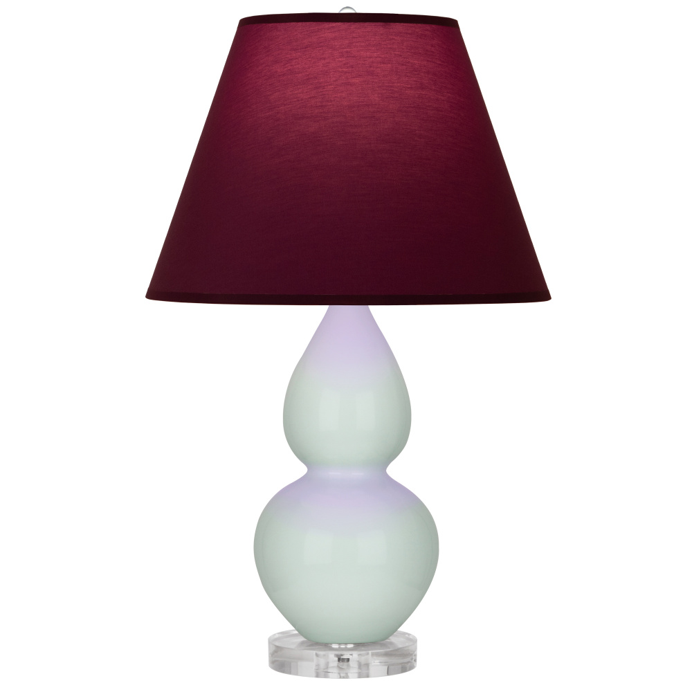 Celadon Small Double Gourd Accent Lamp