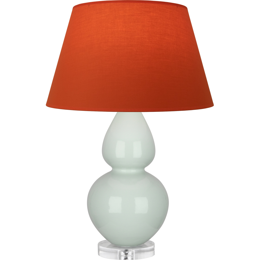 Celadon Double Gourd Table Lamp