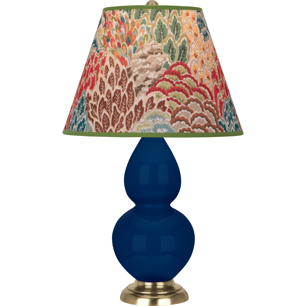 Cobalt Small Double Gourd Accent Lamp
