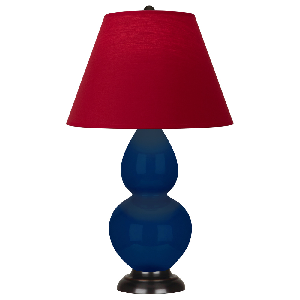 Cobalt Small Double Gourd Accent Lamp