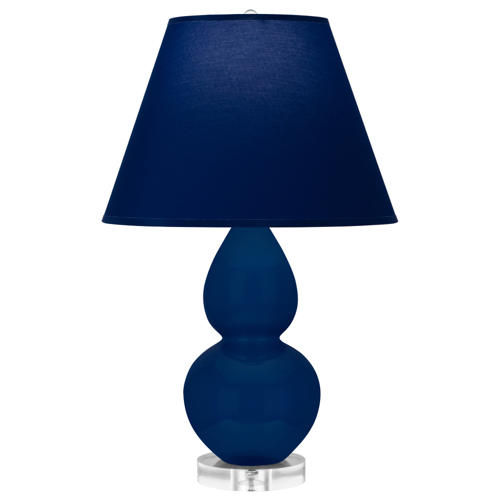 Cobalt Small Double Gourd Accent Lamp