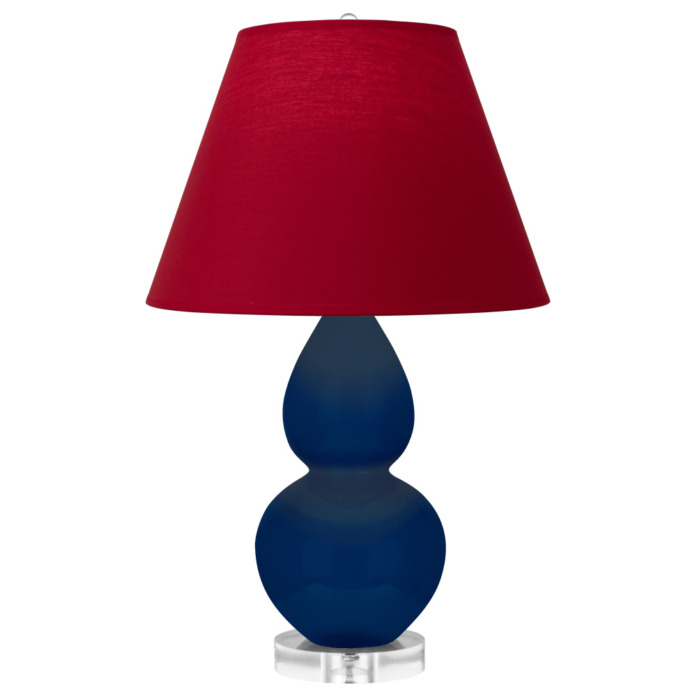 Cobalt Small Double Gourd Accent Lamp