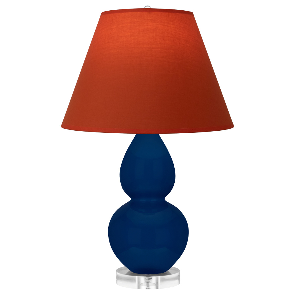 Cobalt Small Double Gourd Accent Lamp