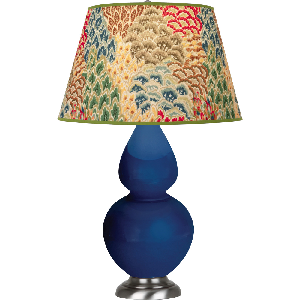 Cobalt Double Gourd Table Lamp