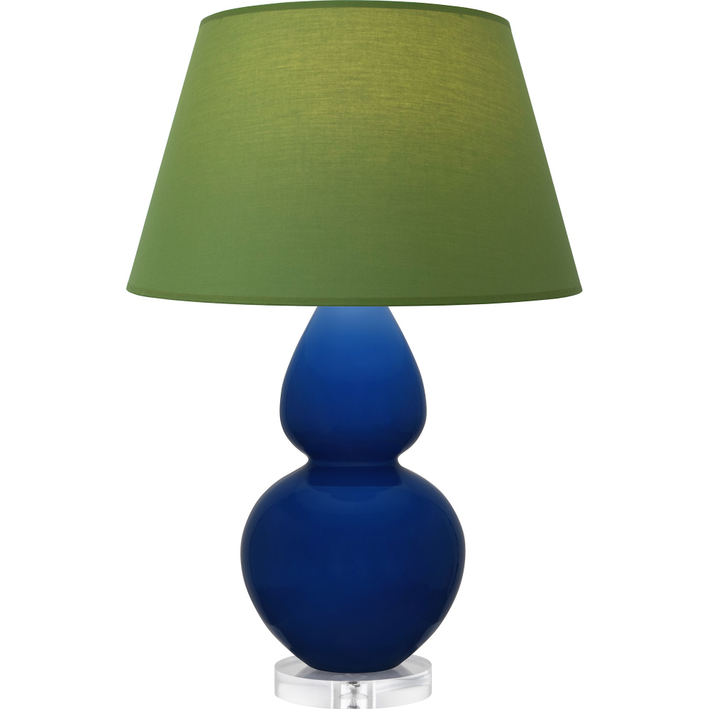 Cobalt Double Gourd Table Lamp