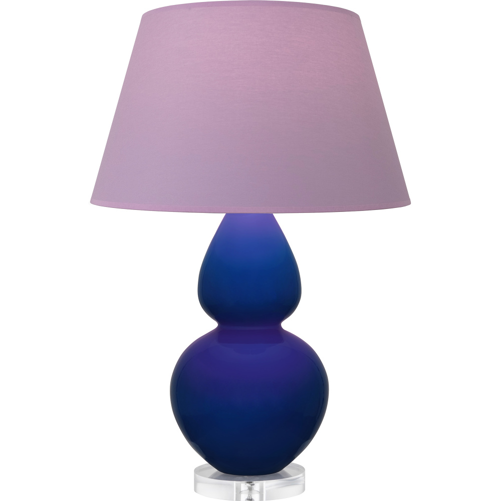 Cobalt Double Gourd Table Lamp