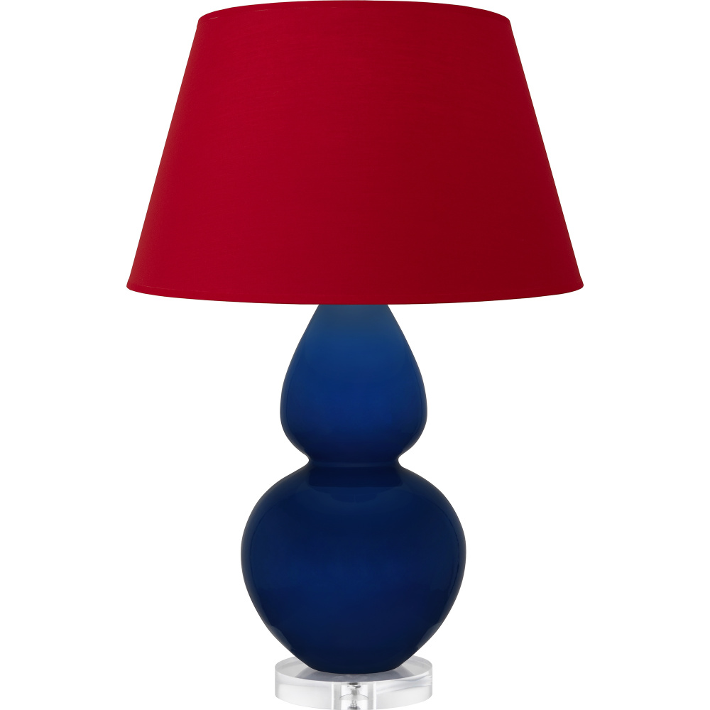 Cobalt Double Gourd Table Lamp