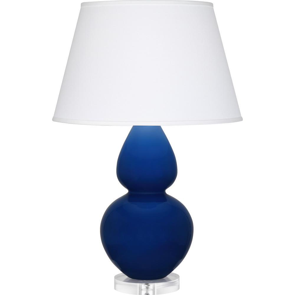 Cobalt Double Gourd Table Lamp