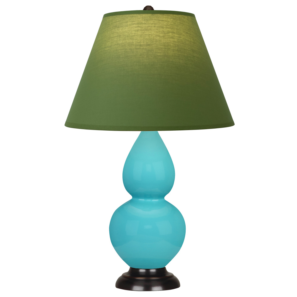Egg Blue Small Double Gourd Accent Lamp