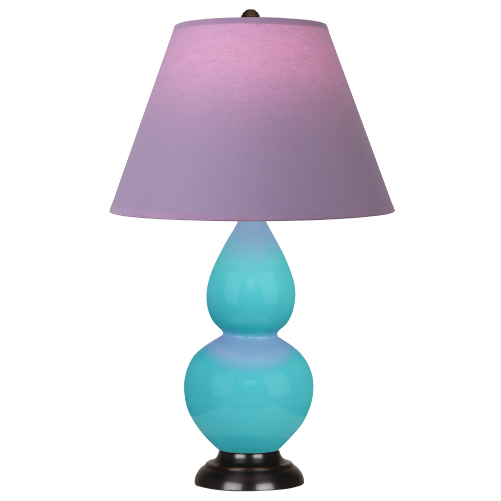 Egg Blue Small Double Gourd Accent Lamp