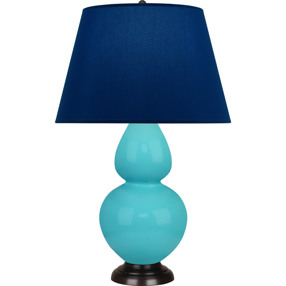Egg Blue Double Gourd Table Lamp