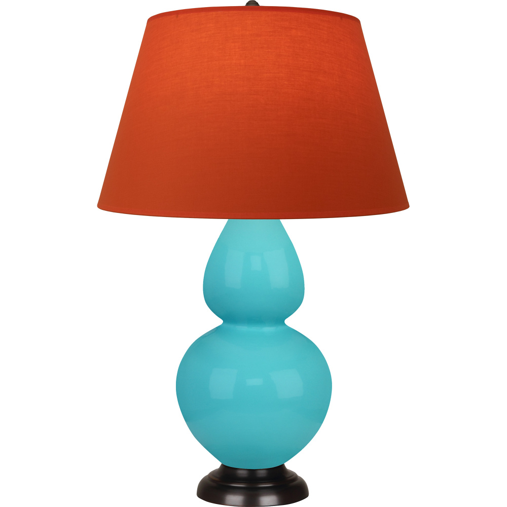 Egg Blue Double Gourd Table Lamp