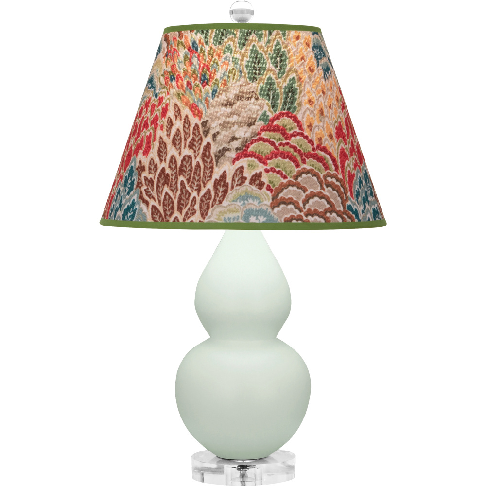 Matte Celadon Small Double Gourd Accent Lamp