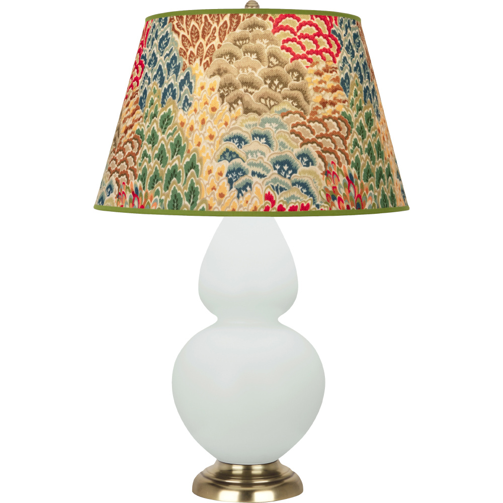 Matte Celadon Double Gourd Table Lamp