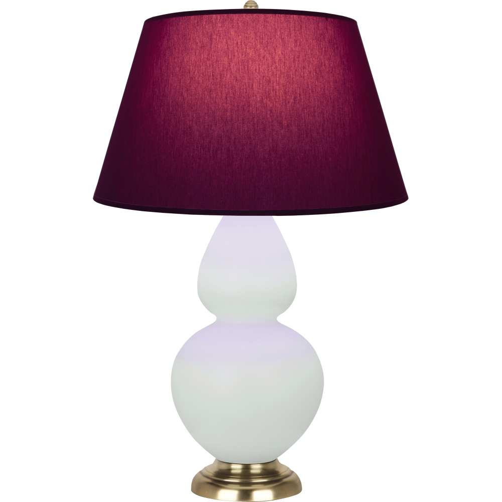 Matte Celadon Double Gourd Table Lamp