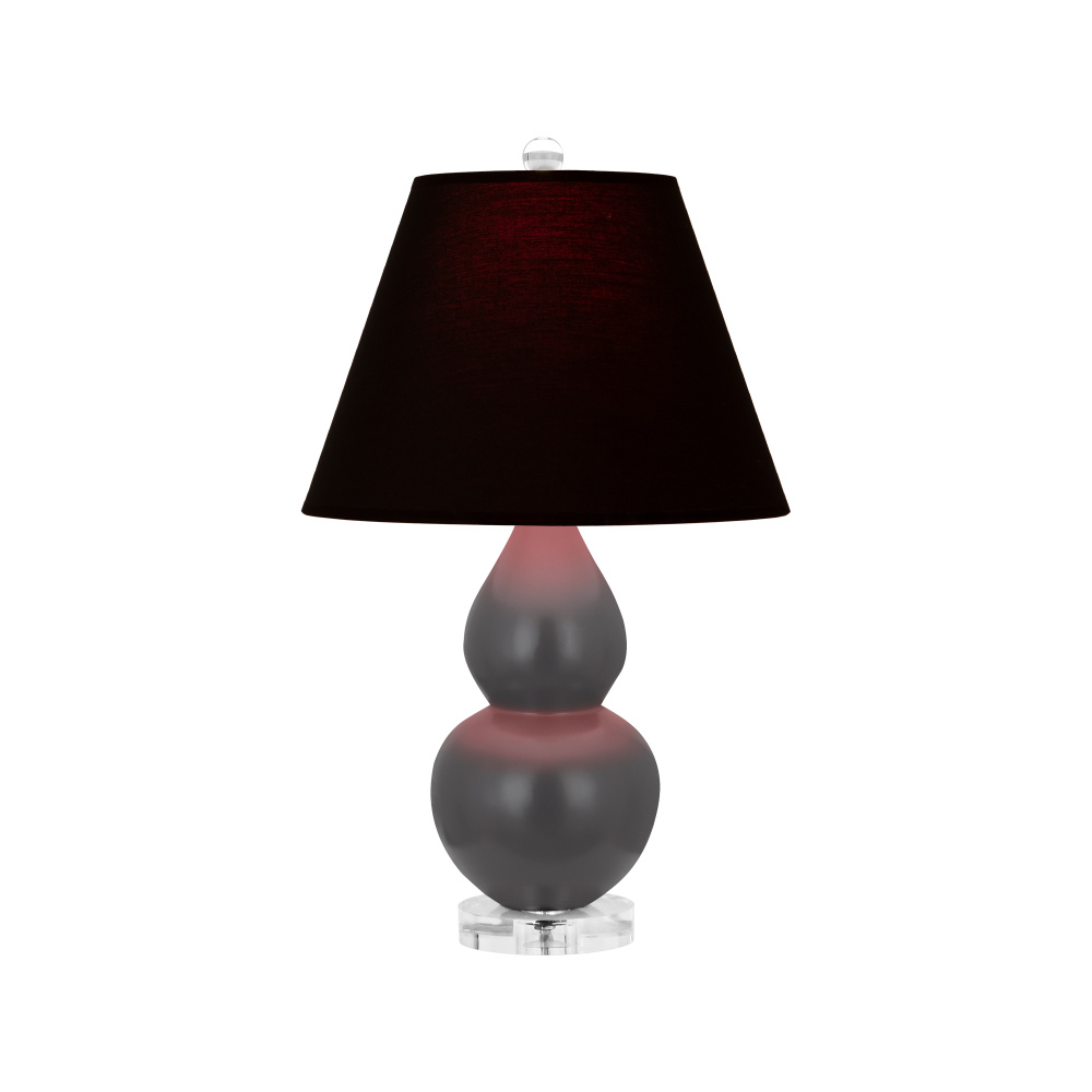 Matte Ash Small Double Gourd Accent Lamp