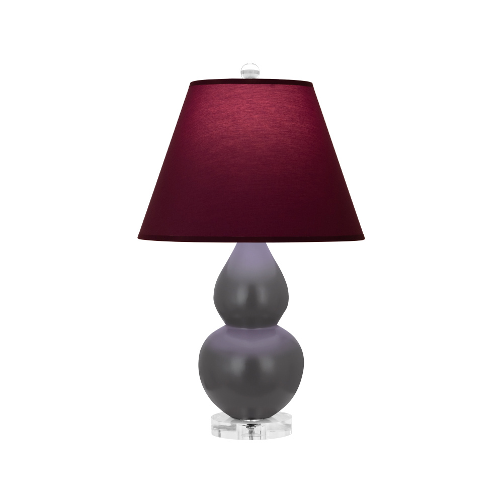 Matte Ash Small Double Gourd Accent Lamp