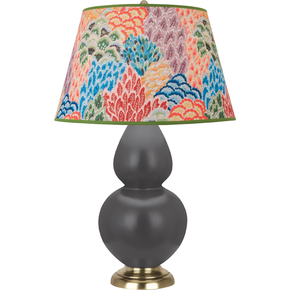 Matte Ash Double Gourd Table Lamp