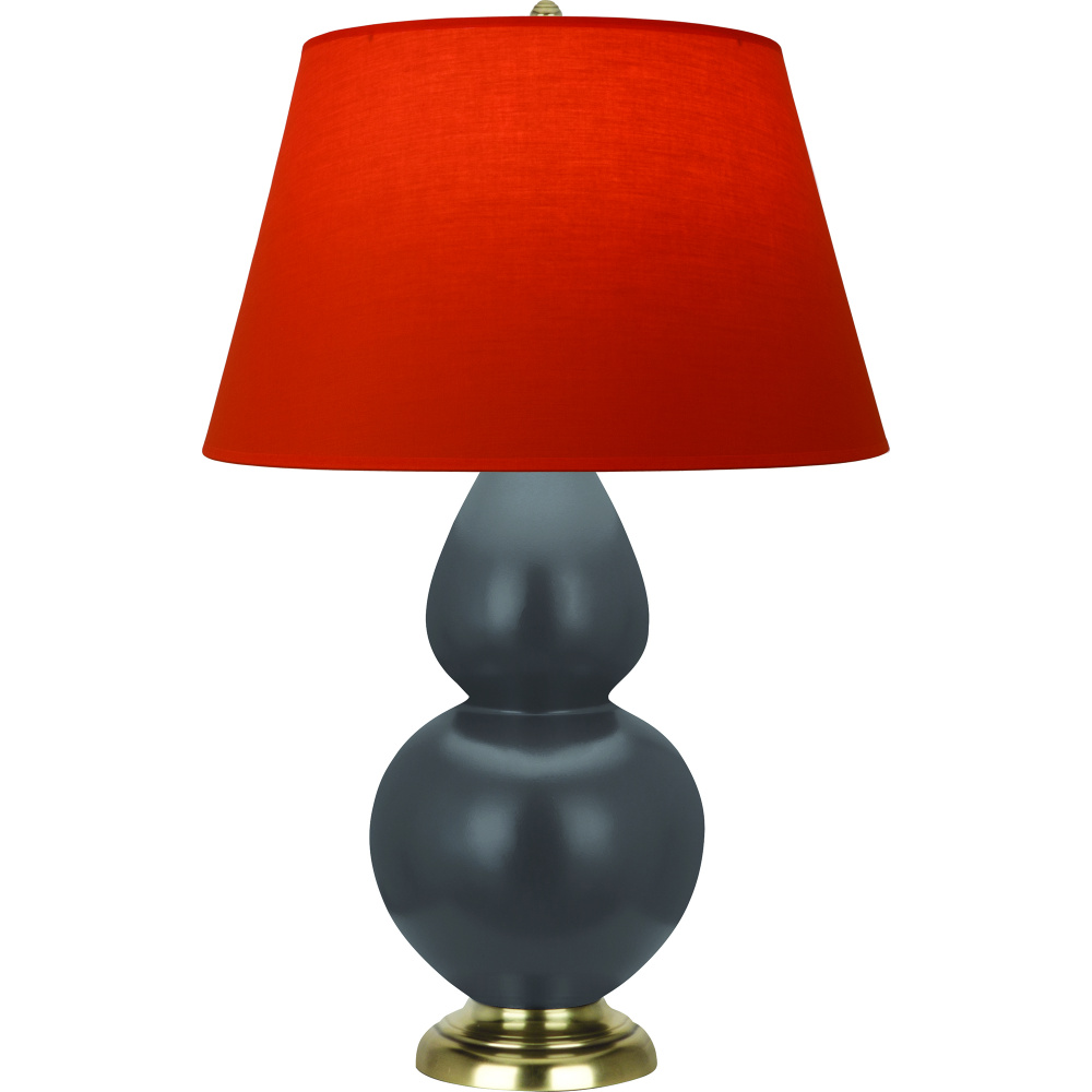 Matte Ash Double Gourd Table Lamp