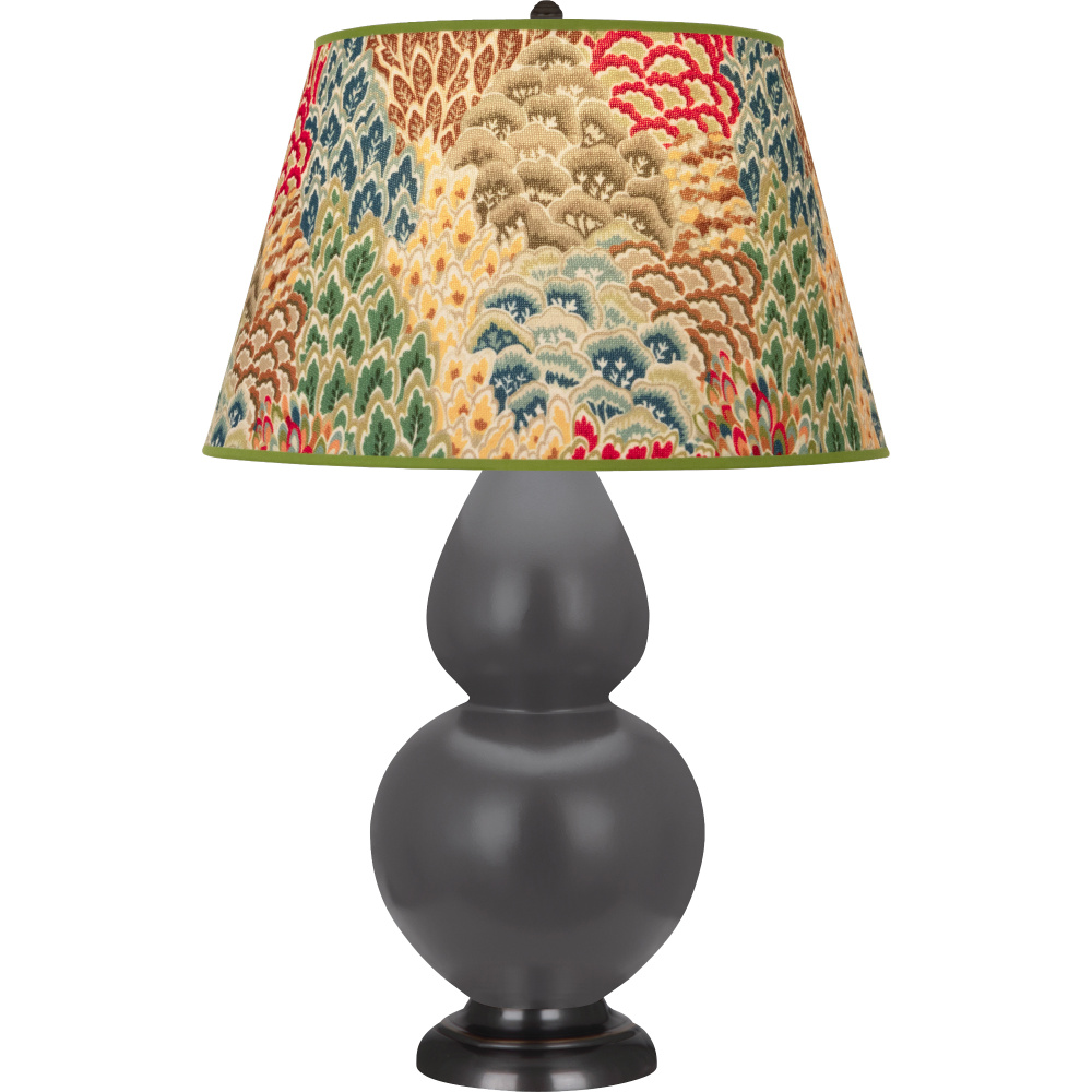 Matte Ash Double Gourd Table Lamp