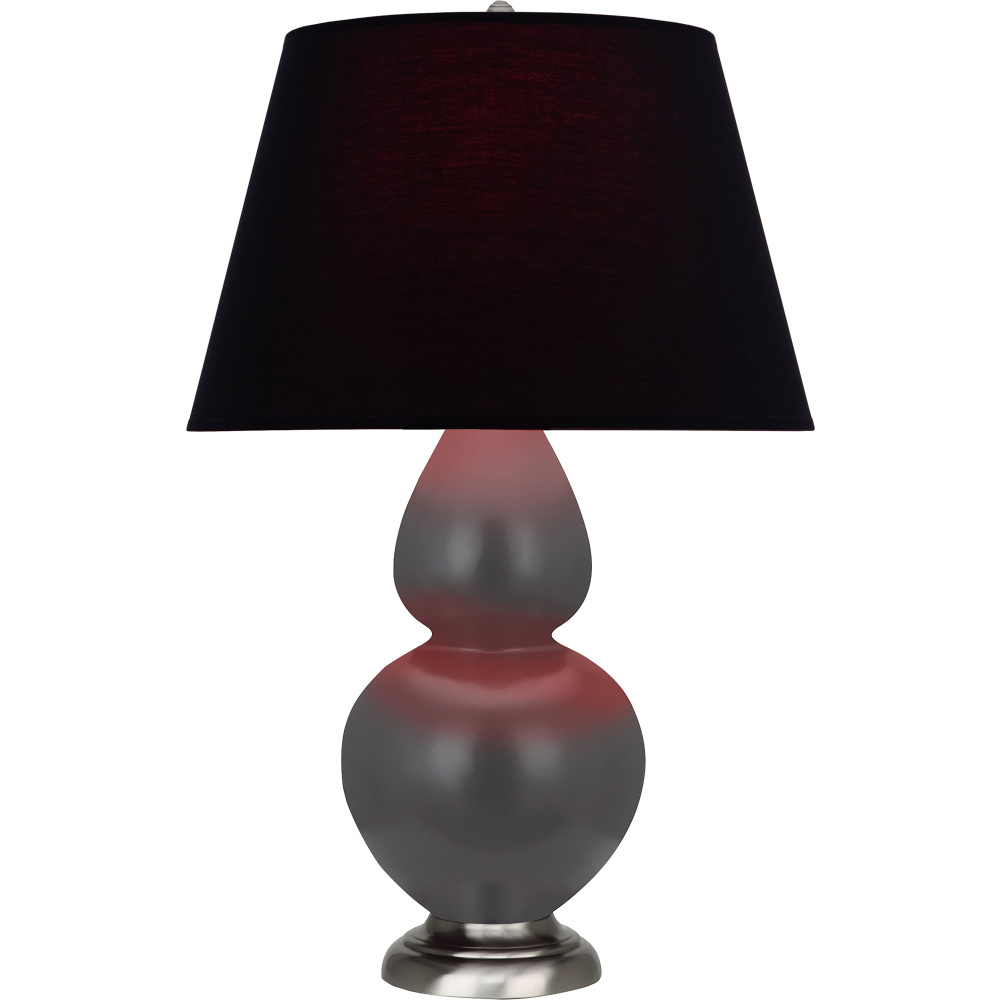 Matte Ash Double Gourd Table Lamp
