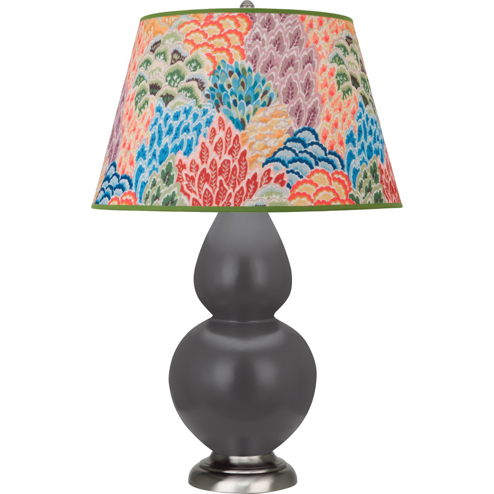 Matte Ash Double Gourd Table Lamp