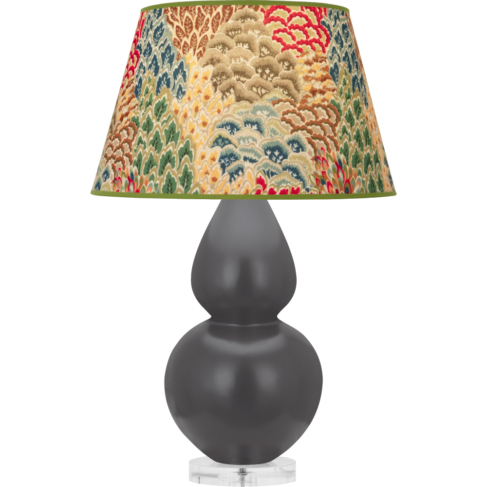 Matte Ash Double Gourd Table Lamp