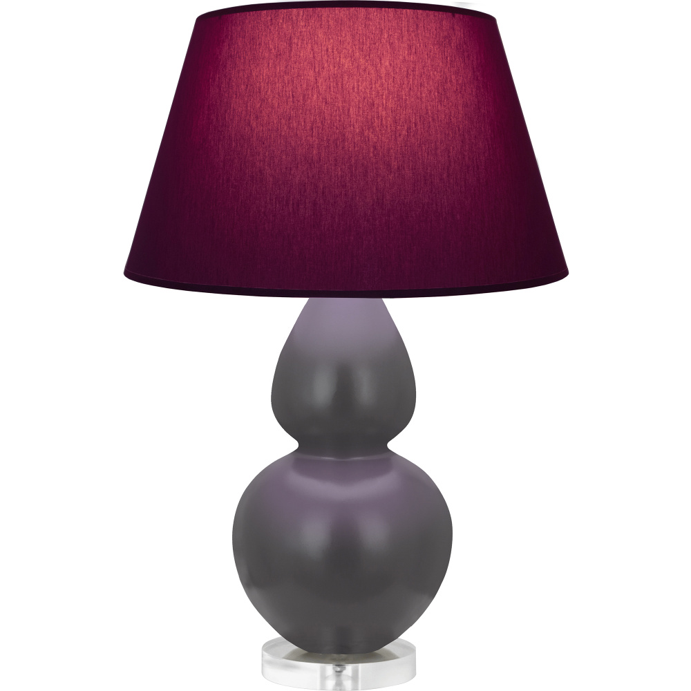 Matte Ash Double Gourd Table Lamp
