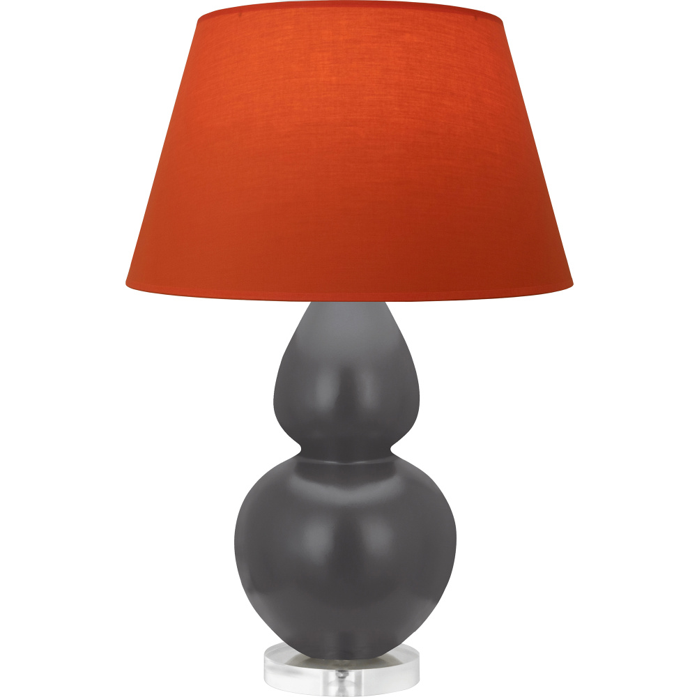 Matte Ash Double Gourd Table Lamp