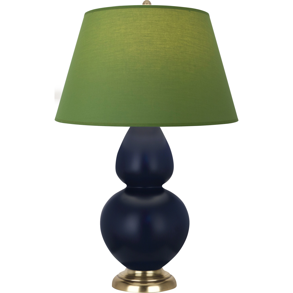 Matte Midnight Blue Double Gourd Table Lamp