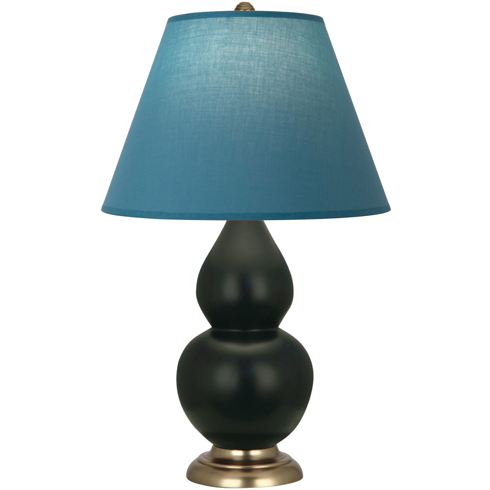Matte Obsidian Small Double Gourd Accent Lamp