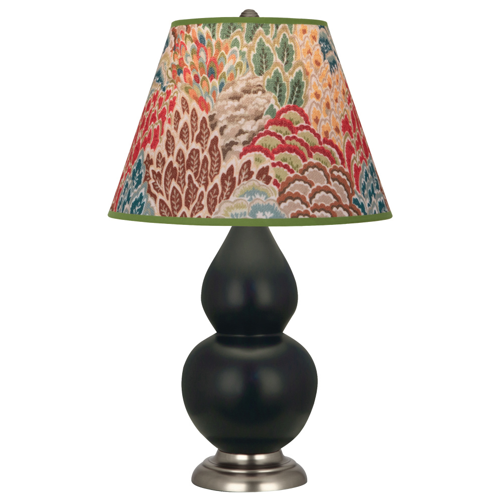 Matte Obsidian Small Double Gourd Accent Lamp