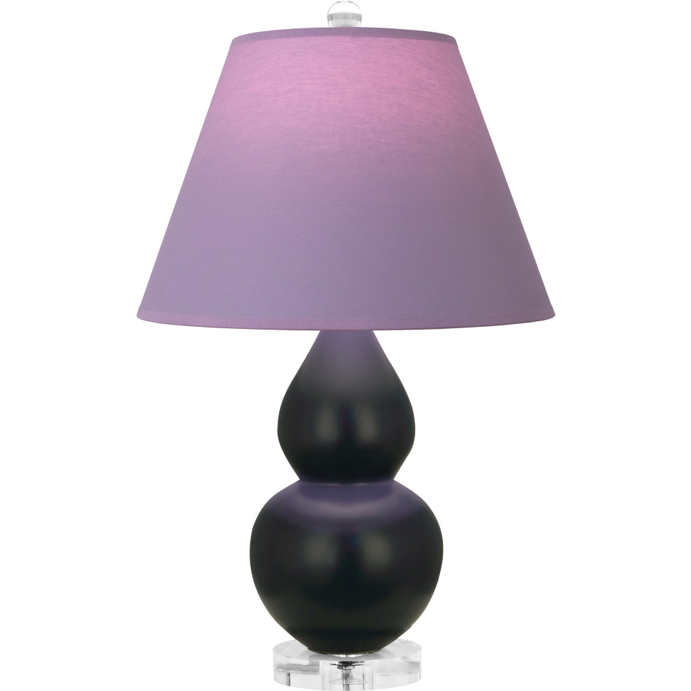 Matte Obsidian Small Double Gourd Accent Lamp