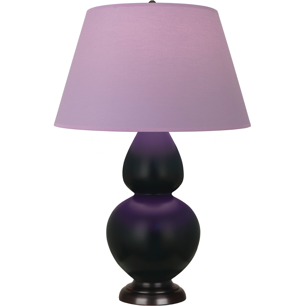 Matte Obsidian Double Gourd Table Lamp