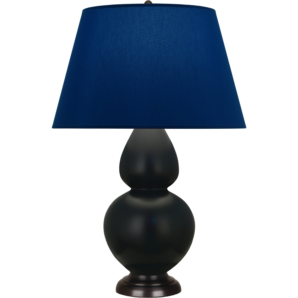 Matte Obsidian Double Gourd Table Lamp