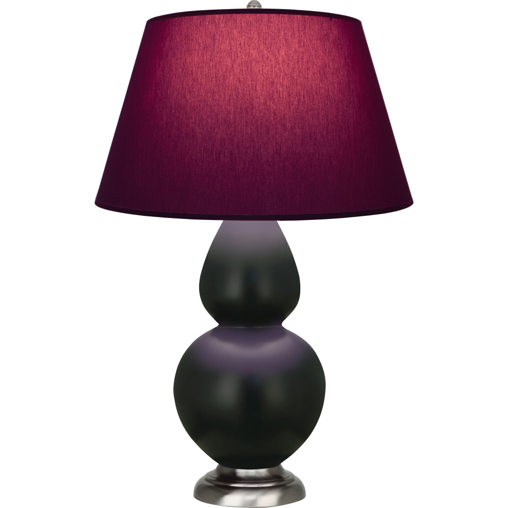 Matte Obsidian Double Gourd Table Lamp