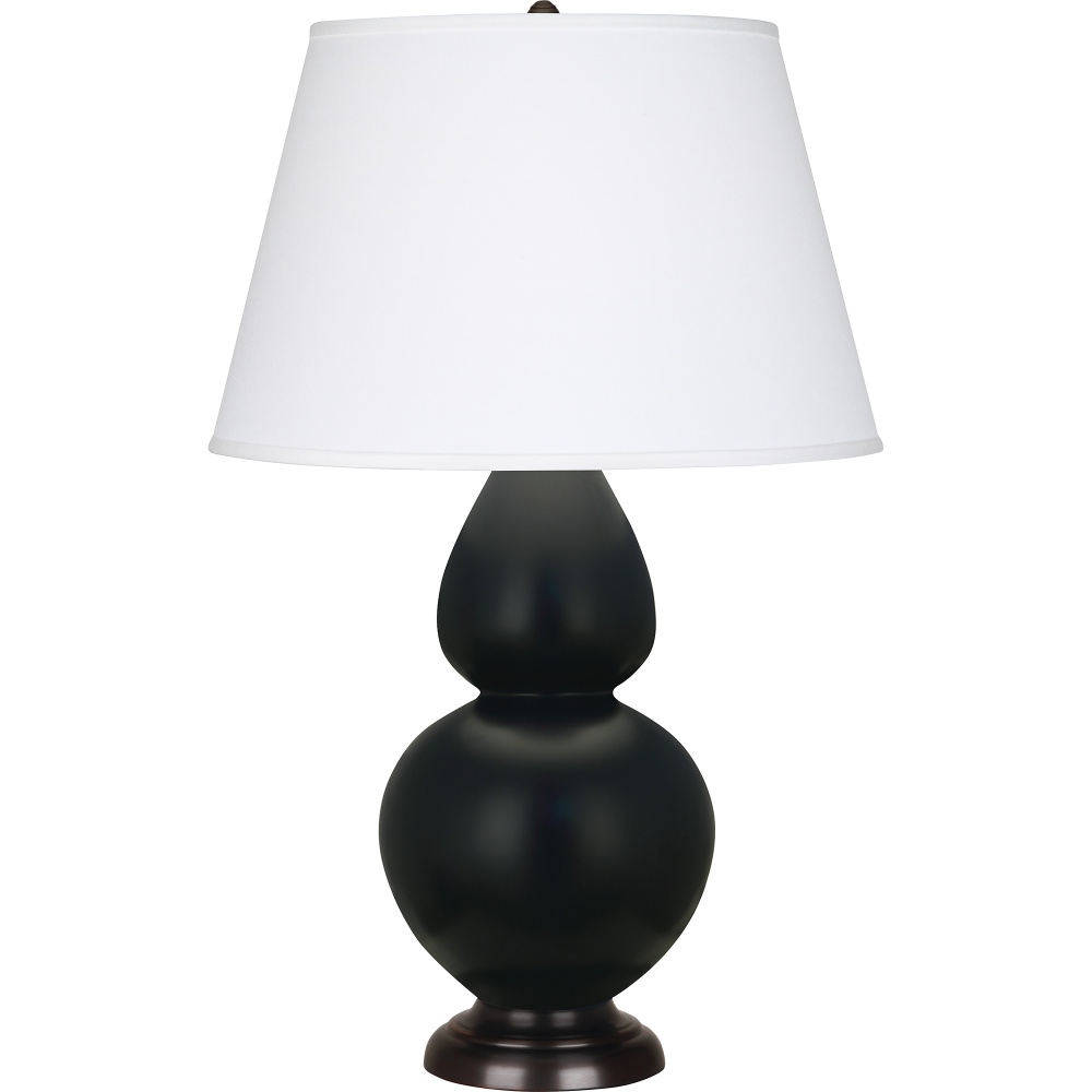 Matte Obsidian Double Gourd Table Lamp